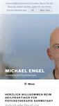 Mobile Screenshot of engel-psychotherapie.de